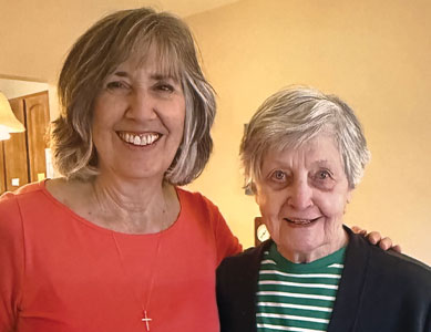 Eleanor Sprankle and her niece Mary Sprankle Scavilla